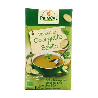 Priméal Velouté de courgette bio & basilic, 1L