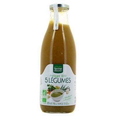 Ferme d'Anchin Potage aux 5 légumes Bio, 98.5cl