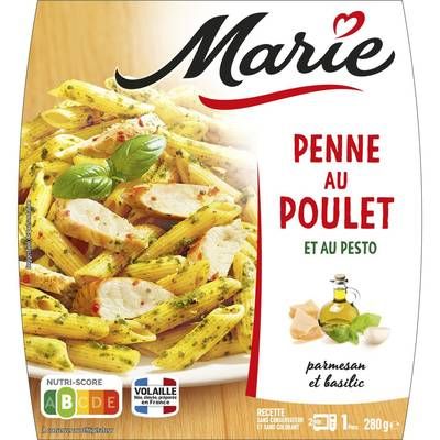 Marie Penne au Poulet Grillé au Pesto, 280g