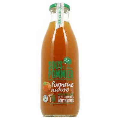 Sous le Pommier Pur jus de Pomme nature, 1L