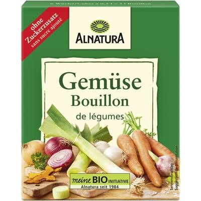 Alnatura Bouillon Cube légumes bio - 6 cubes, 6x11g