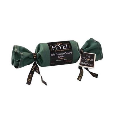 Feyel Foie Gras de Canard Entier au Torchon, 4/7 parts - 220g