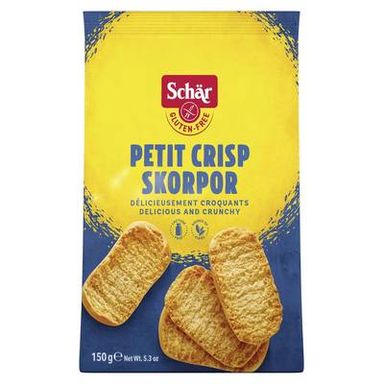 Schär Petits Pains Grillés Crisps sans gluten, 150g