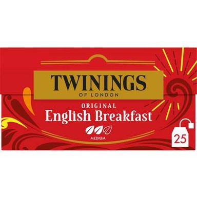 Twinings Thé original English Breakfast, 25 sachets