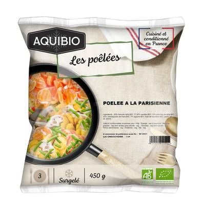 Aquibio Poêlée Parisienne Bio, 450g