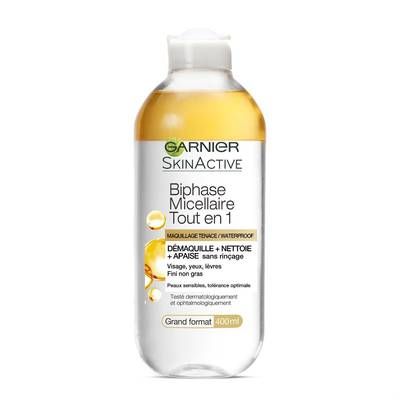 Garnier Eau micellaire biphase tout en 1, 400ml