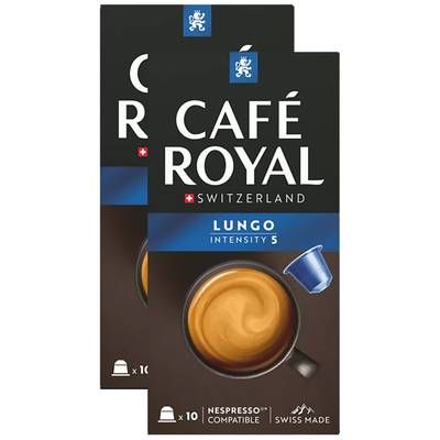Café Royal Café Capsules Lungo, Lot de 2x10 capsules