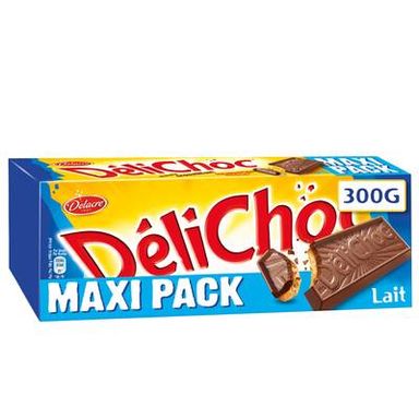 Delichoc Biscuits Chocolat au Lait, 300g