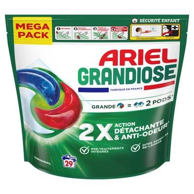 Ariel Lessive Capsules Original Grandiose, 29 capsules