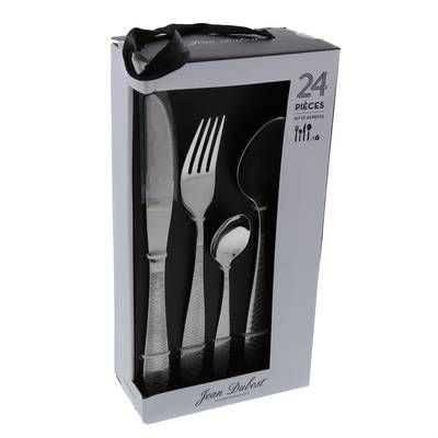 Jean Dubost Couvert en boite cadeau, 24 pieces