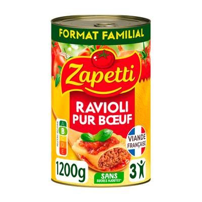 Zapetti Ravioli Pur Boeuf, 1200g