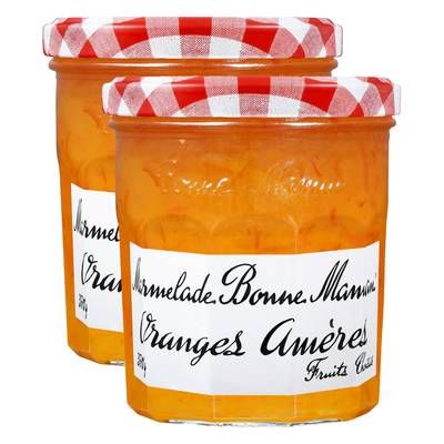 Bonne Maman Marmelade d'orange, Lot de 2x370g