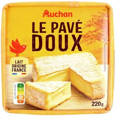 Auchan Le pavé doux, 220g