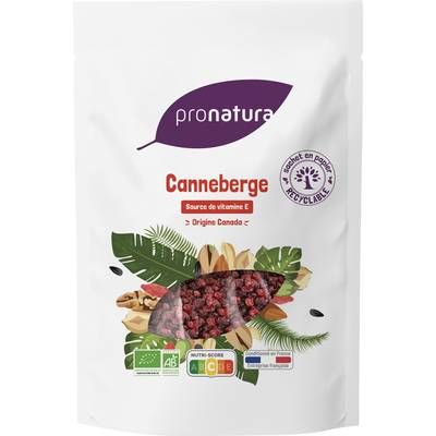 Pronatura Cranberries Entière, Bio, 1kg