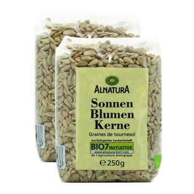 Alnatura Graines de tournesol bio, Lot de 2x250g