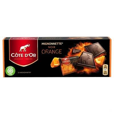 Côte d'Or Chocolat mignonnette noir orange, 240g
