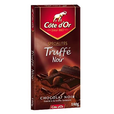 Côte d'Or Chocolat noir truffé, 190g