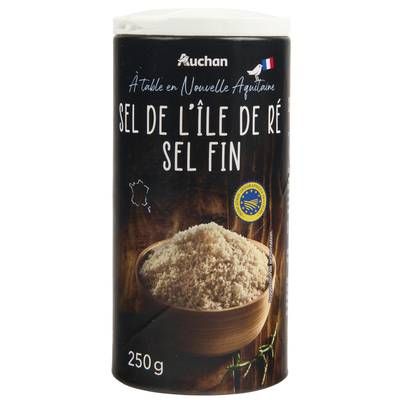 Auchan Terroir Sel fin de l'île de Ré IGP, 250g