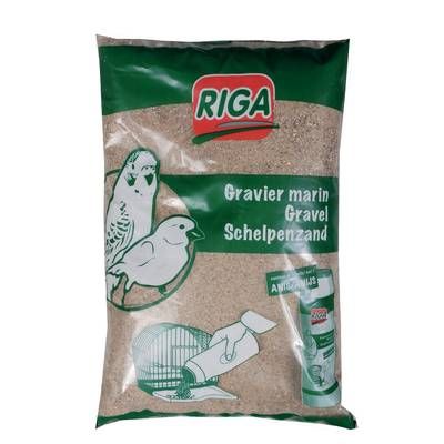 Riga Gravier marin anisé pour fond de cage à oiseaux, 5kg