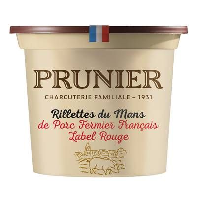Prunier Rillettes du Mans, Label Rouge, 220g
