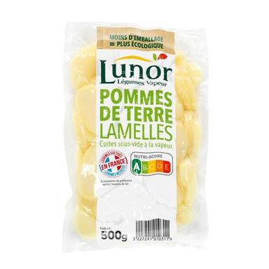Lunor Pommes de Terre en Lamelles, 500g