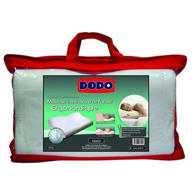 Dodo Oreiller ergonomique cerviconfort, 32 x 52 cm