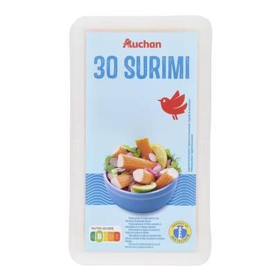 Auchan Bâtonnets de Surimi, 30 pièces - 500g