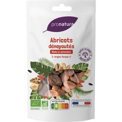 Pronatura Abricots bio dénoyautés, 250g