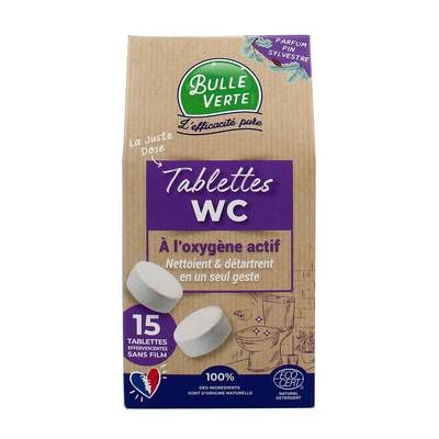 Bulle Verte Tablettes WC, 15 Doses