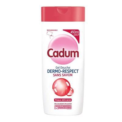 Cadum Gel Douche Dermo respect Sans Savon, 450ml