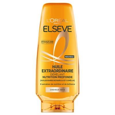 Elsève Après-Shampooing Démêlant Nutrition Profonde Huile Extraordinaire, 200ml