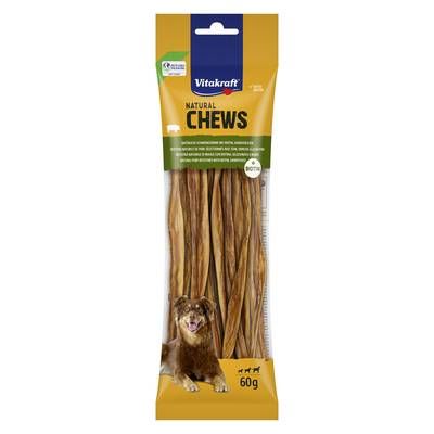 Vitakraft Natural Chews Intestin de Porc Séché- Friandise Récompense pour chien, 60g