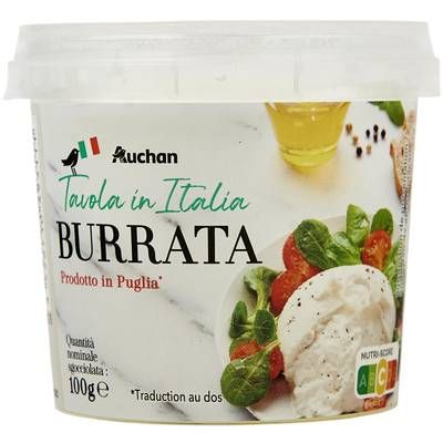 Auchan Tavola In Italia Burrata, 100g