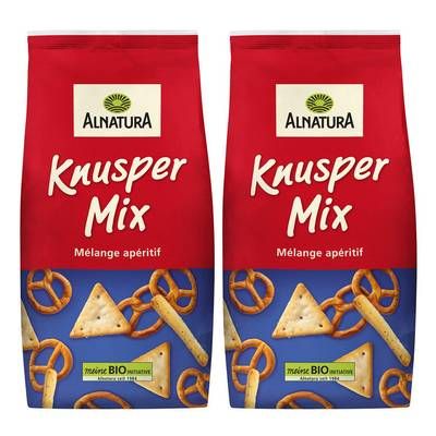 Alnatura Mélange apéritif bio, Lot de 2x250g