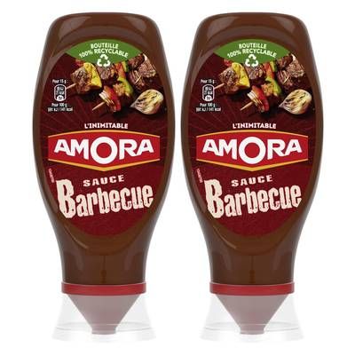 Amora Sauce Barbecue, Lot de 2x490g