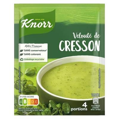 Knorr Soupe Velouté de Cresson déshydratée, 53 g