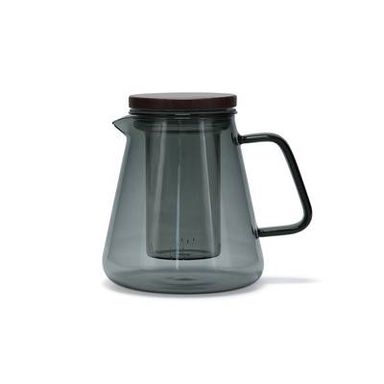 Collection Luma Théière 93cl avec filtre en verre et couvercle gris Luma, 1 pièce