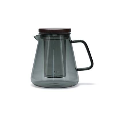 Collection Luma Théière 93cl avec filtre en verre et couvercle gris Luma, 1 pièce