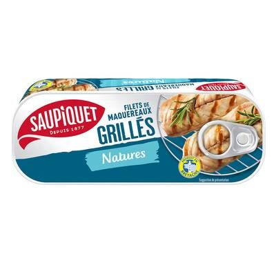 Saupiquet Filets de Maquereaux Grillés Natures, 120g