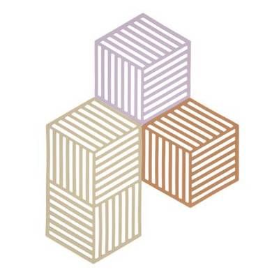 Zone Denmark Dessous-de-plat Hexagon, 3 pièces