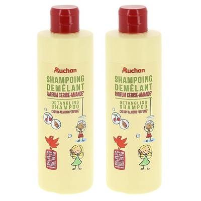 COSMIA Shampooing kids démêlant 2en1 cerise et amande, Lot de 2x250ml