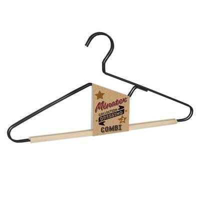 La Ménagère Cintres bois & métal combi, 2 pièces