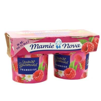 Mamie Nova Gourmand Framboise, 2x150g