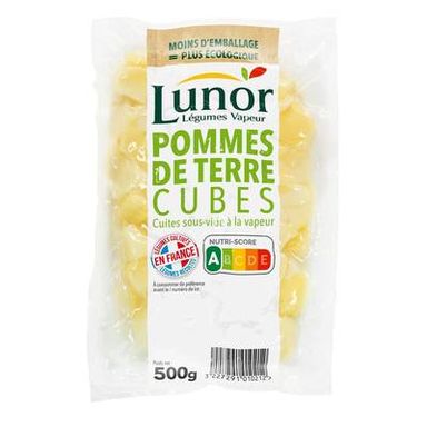 Lunor Pommes de terre en cubes, 500g