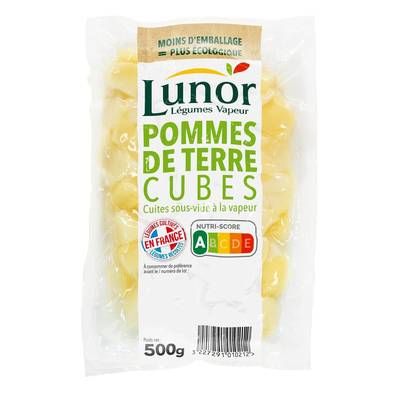 Lunor Pommes de terre en cubes, 500g