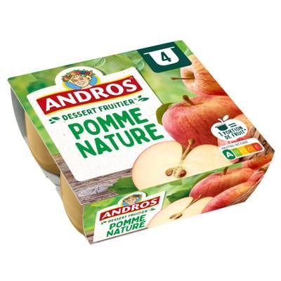 Andros Compote Pomme, 4x100g