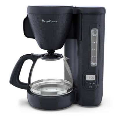 Moulinex Cafetière filtre programmable morning Bleu Nuit, 1,25L