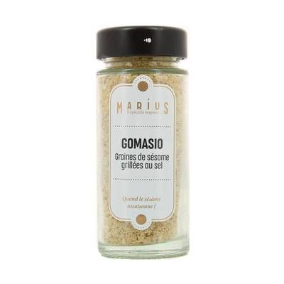 Marius, L'Épicerie Inspirée Gomasio - Graine de Sésame Grillés au Sel, 45g