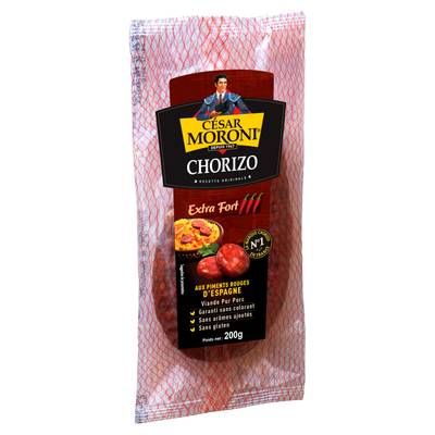 César MORONI Chorizo Extra-Fort, 200g