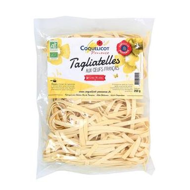 Coquelicot Provence Tagliatelles aux Oeufs Bio, 250g
